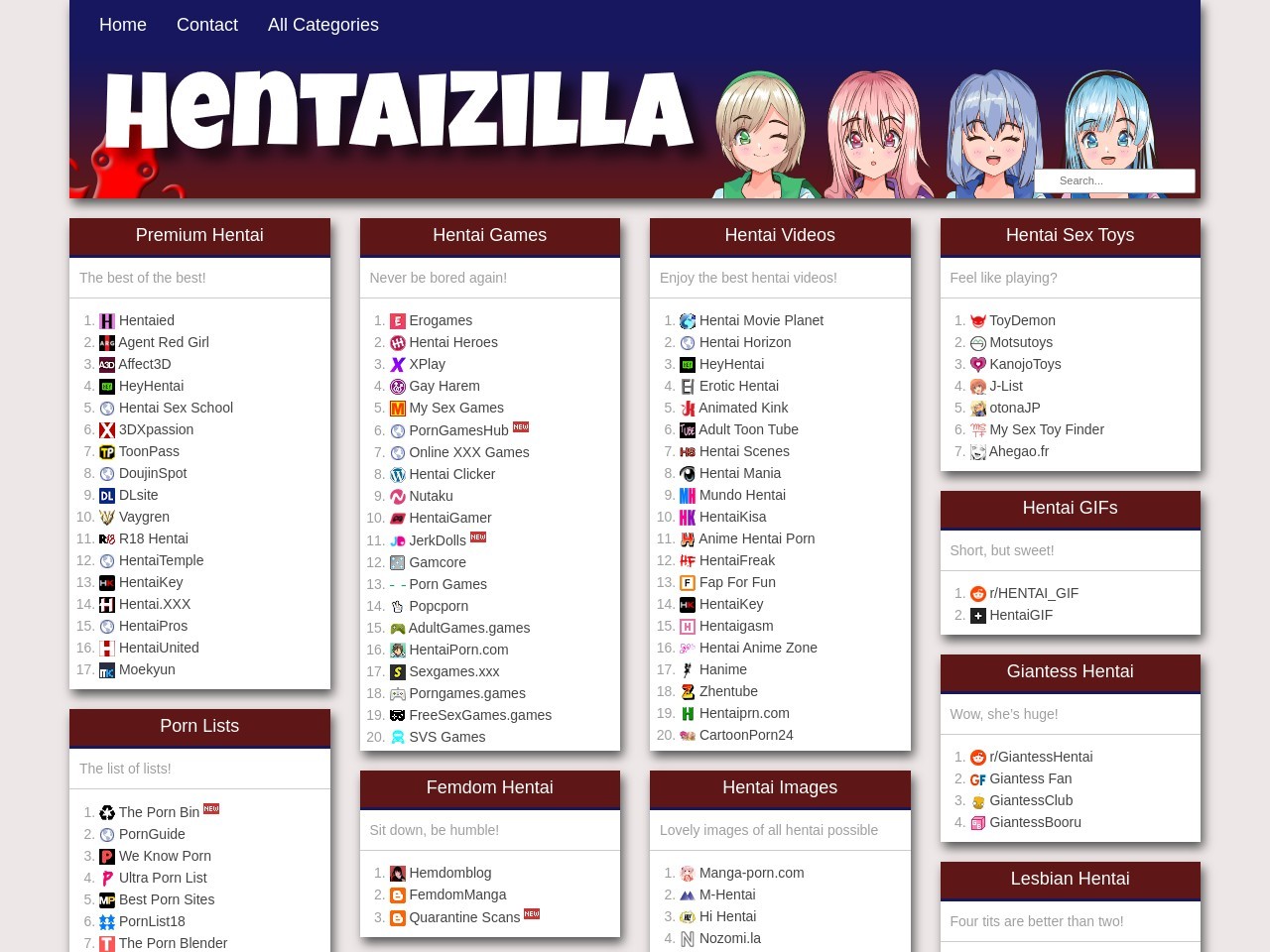 Hentai Movie Planet - HentaiZilla and Similar Best Hentai Porn Sites | The Porn Bin